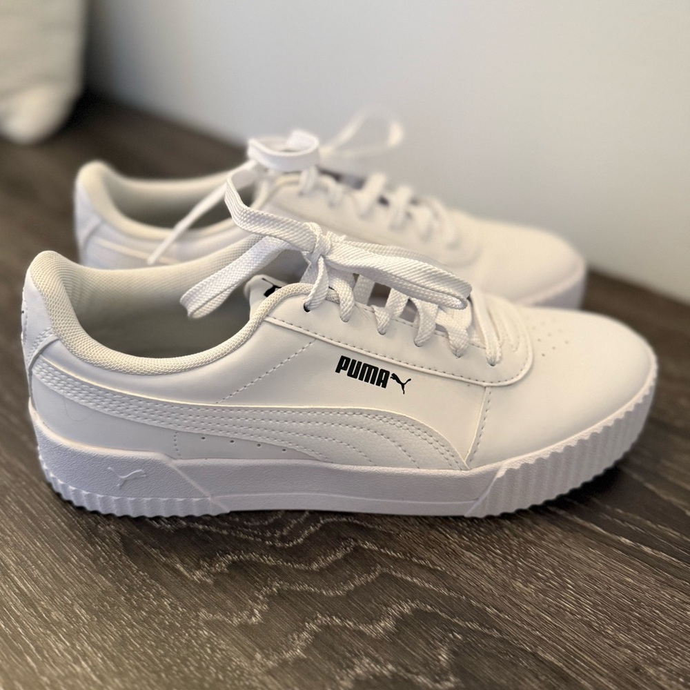 Puma white sneakers